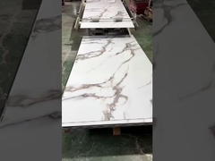 Produksi lembaran marmer UV