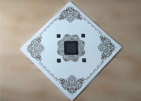 Ekonomis Moisture Proof Ceiling Tiles Untuk Drop Ceiling 2,35 Kg / M2