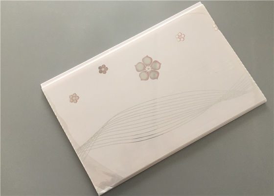 Ubin Dinding Pvc Disesuaikan / Plafon Plastik Terbentuk Ubin 5950mm Panjang