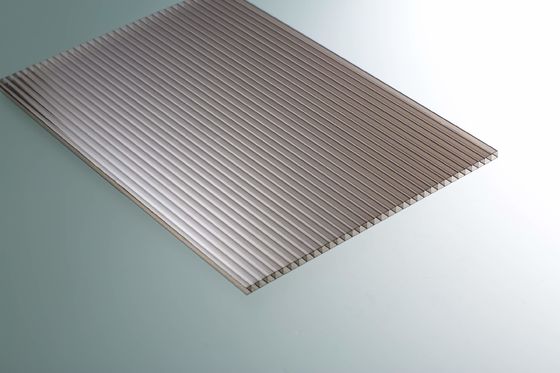 SGS Disetujui 6mm Polycarbonate Panel, Lexan Polycarbonate Sheet UV Protection