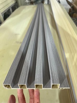 Hollow 23MM Thickness Wpc Fluted Wall Panels Exterior