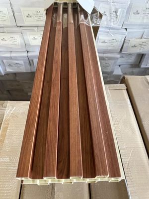 Hollow 23MM Thickness Wpc Fluted Wall Panels Exterior