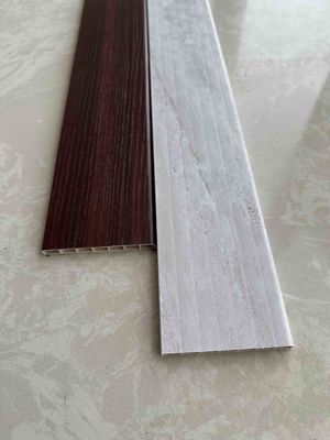 Fireproof Residential / Commercial Buildings Solid Plastic Skirting Board Dependable Durable