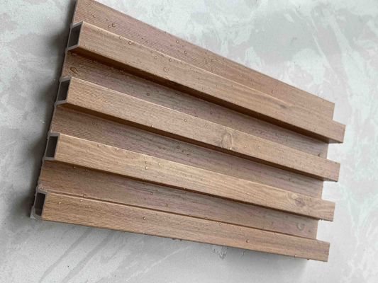 160MM WPC Grille Slat 3D Pvc Fluted Wall Panels Waterproof