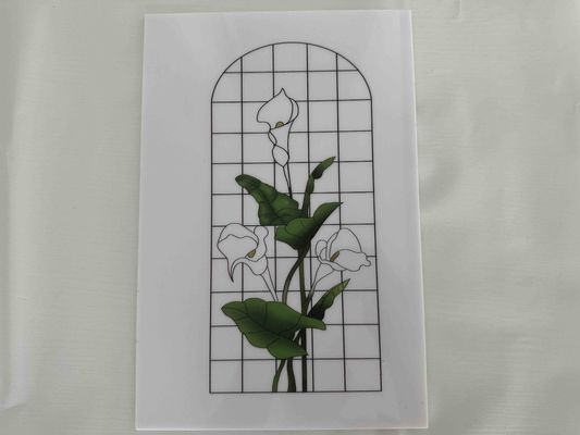 UV Printing Lembar Polystyrene 3D Printing Dekoratif Lembar PS Panel iklan warna putih