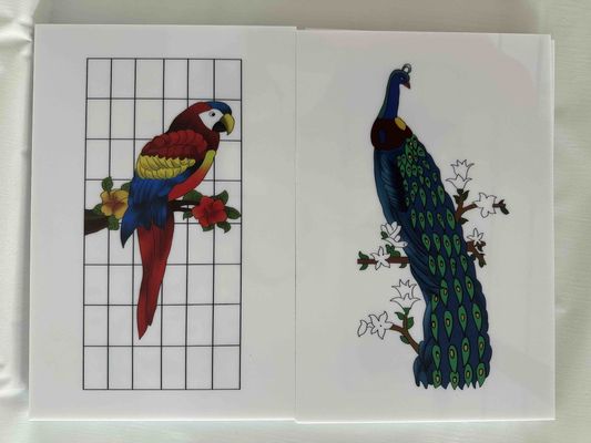 3D Printing PS Advertising Board 1000×1800 Decorative Polystyrene Sheets For Door Partition