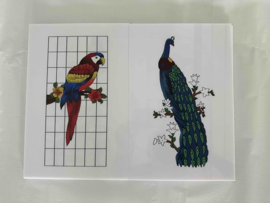 Warna Polystyrene Lembar Plastik Dekoratif Pintu Panel Partisi Pintu Plastik Panel Dekoratif Printing PS Lembar