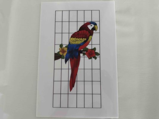 Warna Polystyrene Lembar Plastik Dekoratif Pintu Panel Partisi Pintu Plastik Panel Dekoratif Printing PS Lembar