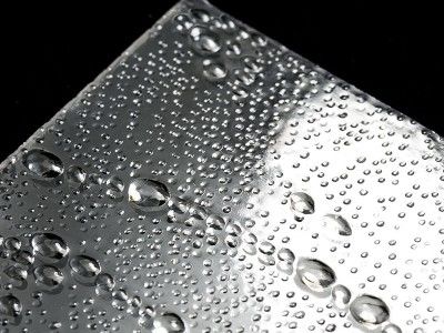 2mm Texture Polystyrene Sheets For Shower Door Various Patterns Clear PS Sheets For Partitions