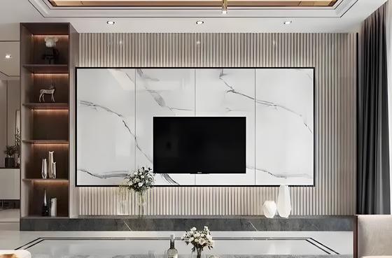 Grey Color Uv Marble Wall Panel Waterproof Plastic Marble Board For Bathroom