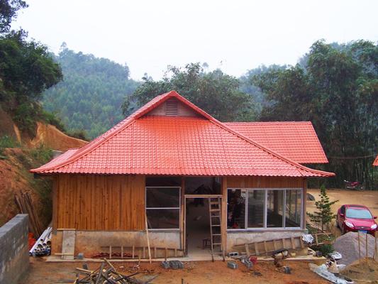 ASA UPVC Roofing Tiles Popular Plastic Roofing Sheets External Colonial Color Spanish
