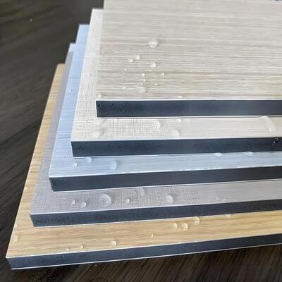 5mm / 8mm Thickness Carbon Crystal Plate Bamboo Charcoal Fiber Wood Veneer Pvc Foam Board For Indoor Wall Decorative