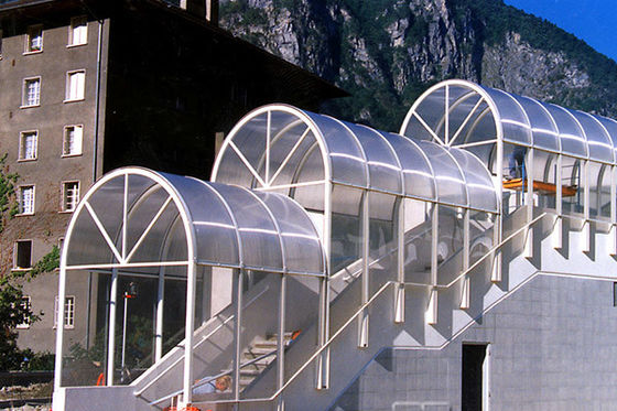 Sunproof Lexan Twin Wall Polycarbonate Sheet, Clear Polycarbonate Panels 4mm