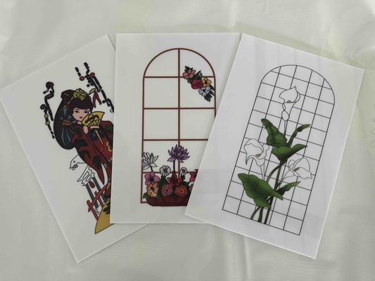 UV Printing Lembar Polystyrene 3D Printing Dekoratif Lembar PS Panel iklan warna putih