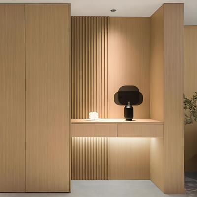 Carbon Crystal Plate 5mm panel veneer dekoratif Untuk dekorasi dalam ruangan